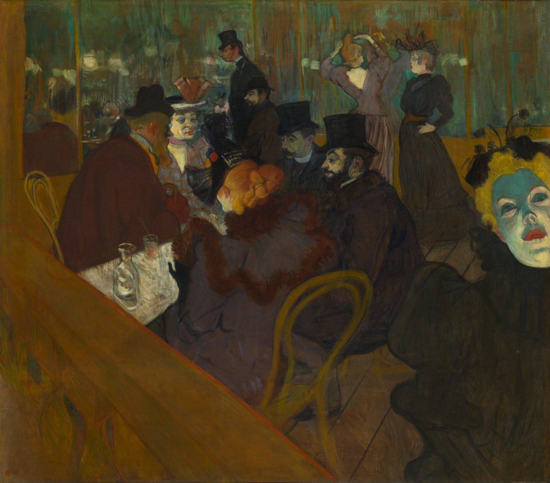 At the Moulin Rouge, Henri de Toulouse-Lautrec