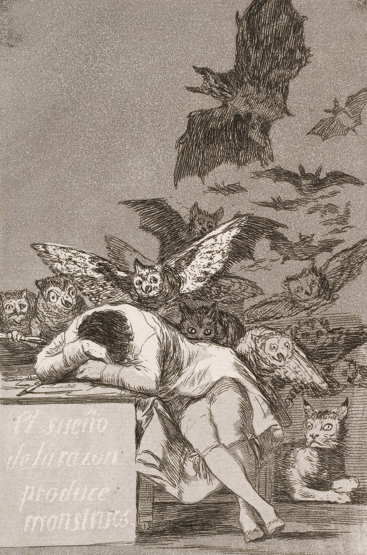 The Sleep of Reason Produces Monsters, Francisco Goya