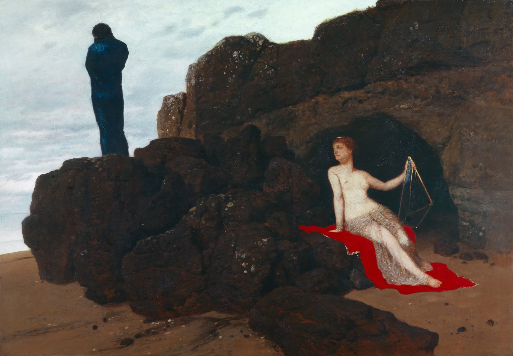 Odysseus and Calypso, Arnold Böcklin