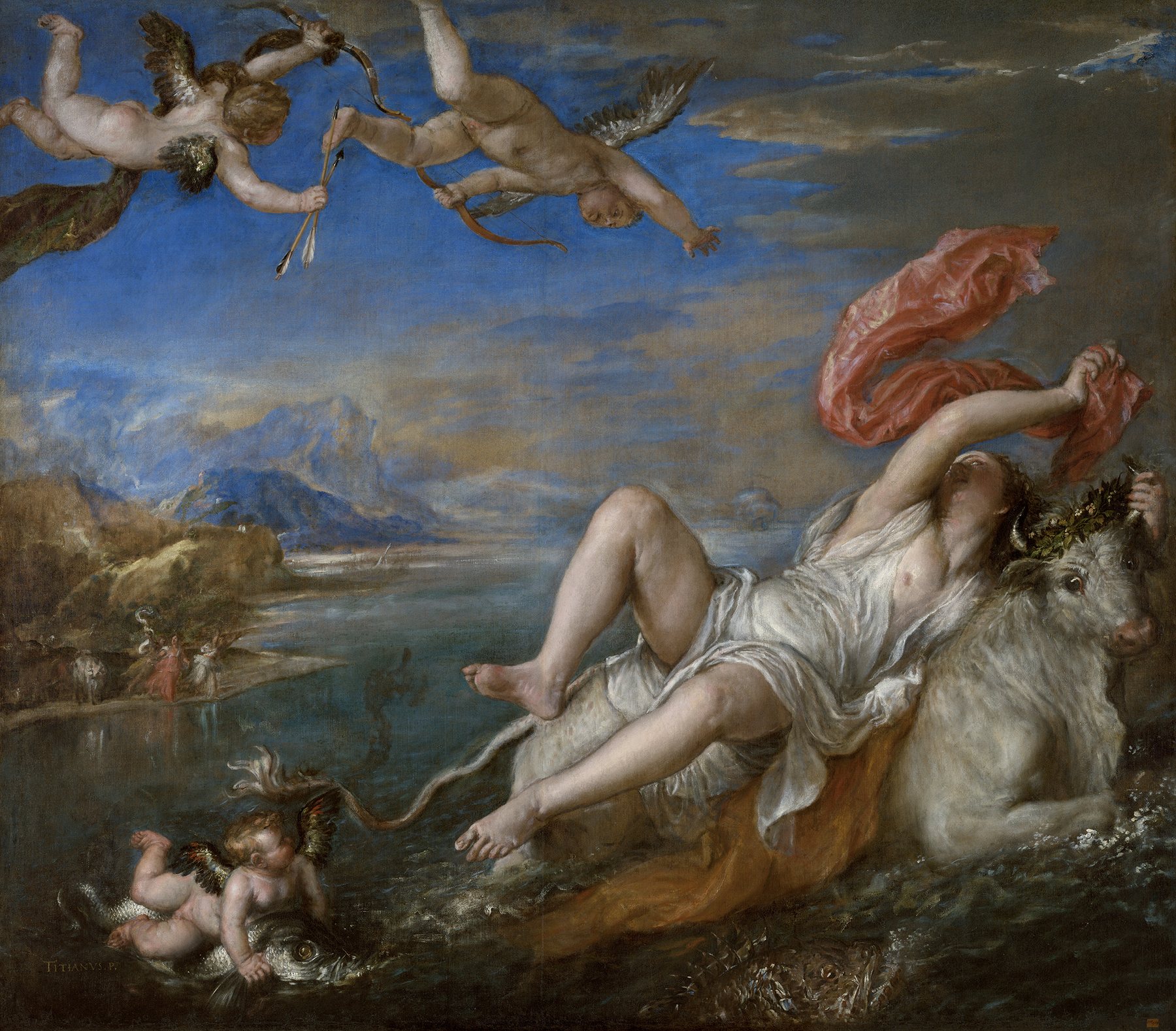 The Rape of Europa, Titian