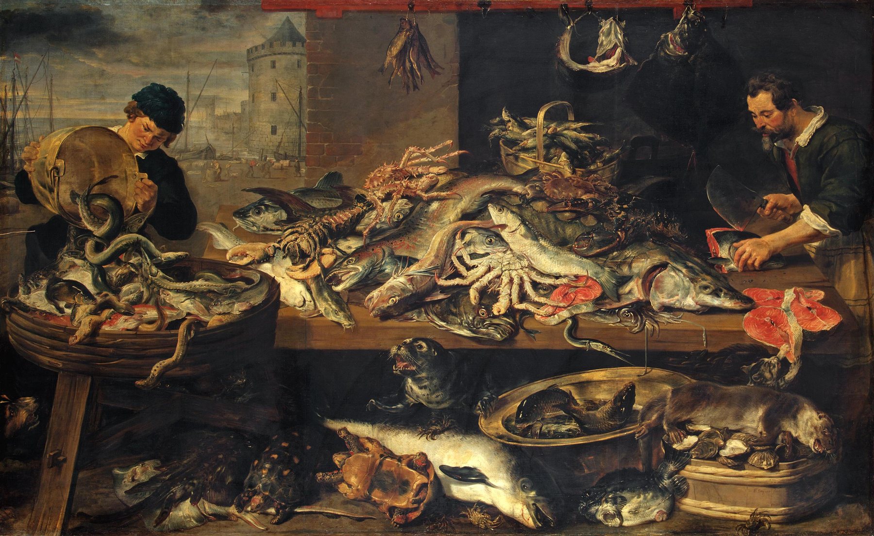 Fish Stall, Frans Snyders