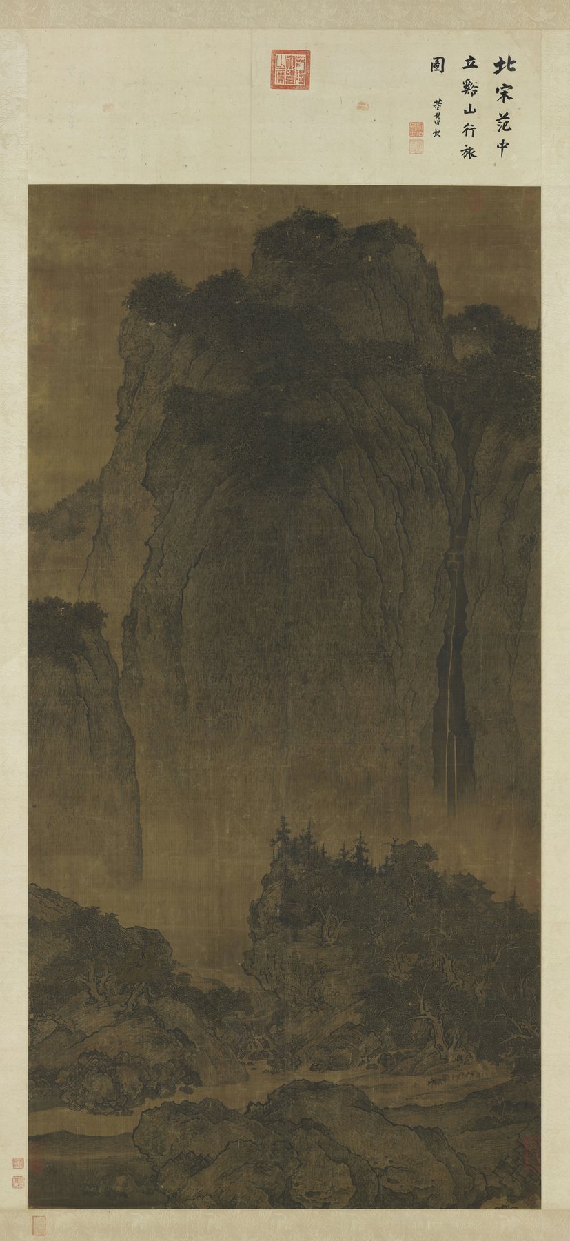 Travelers Among Mountains and Streams, Fan Kuan