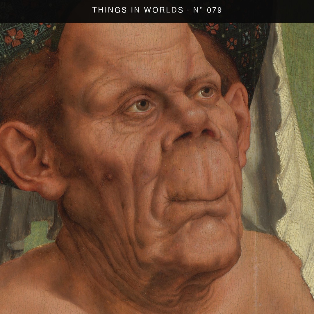 Detail of An Old Woman / The Ugly Duchess