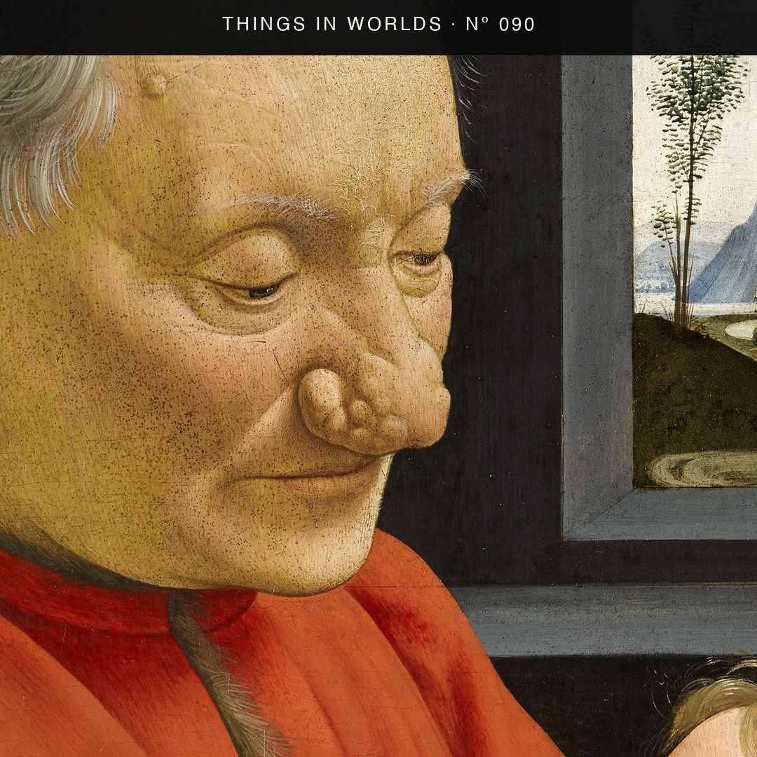 Detail of Portrait of an Old Man and his Grandson