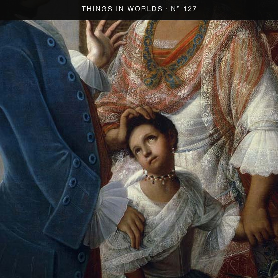 Detail of De Español y de India, Mestiza (Casta Painting)