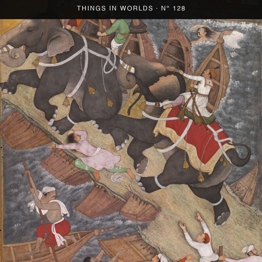 Detail of Akbar Restraining the Enraged Elephant Hawa'i