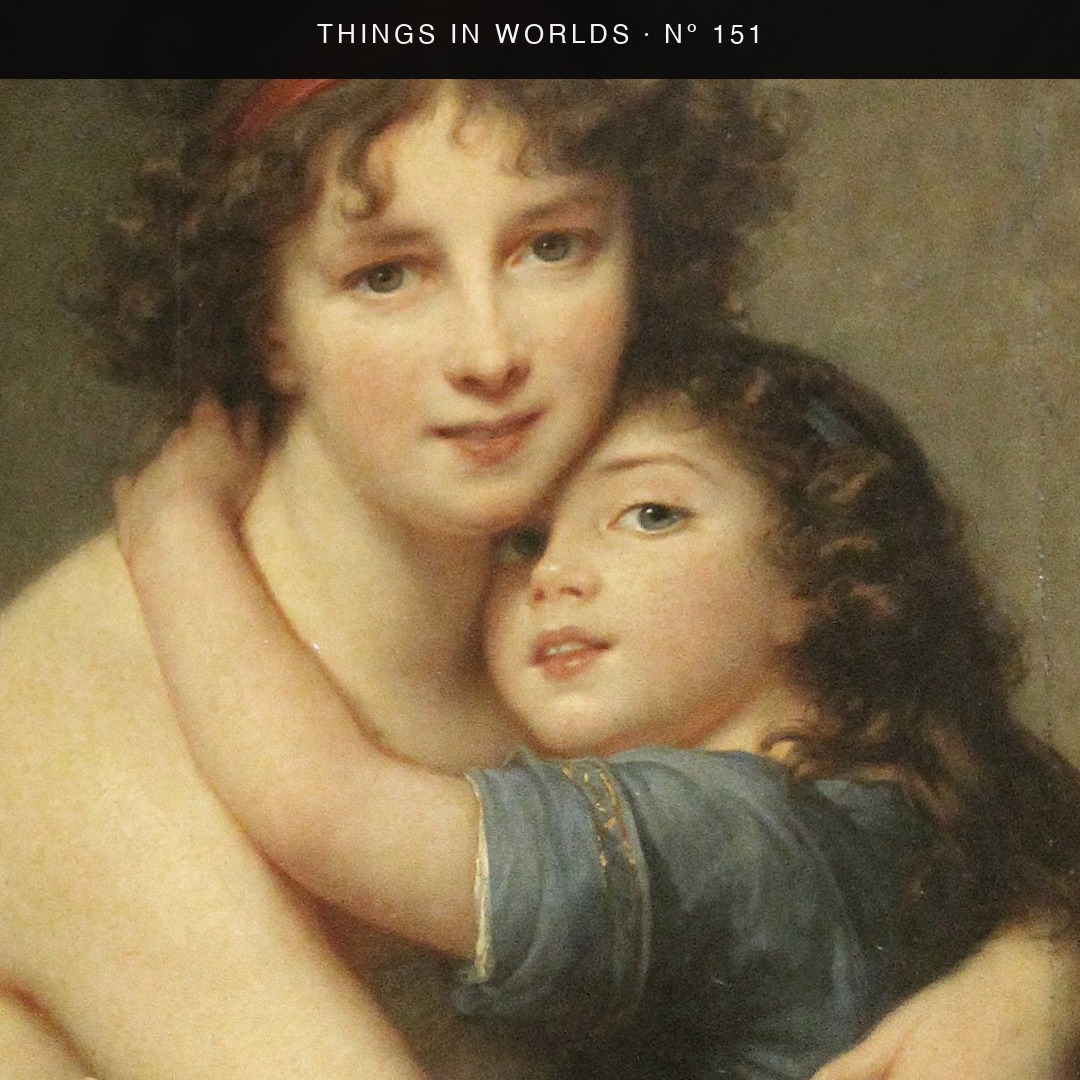Detail of Self-Portrait with her Daughter Julie